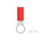 Te Connectivity Ring Terminal, #10 Stud Size, 16 AWG, 600 V, Vinyl Insulated, Red 34146 - alternate 5
